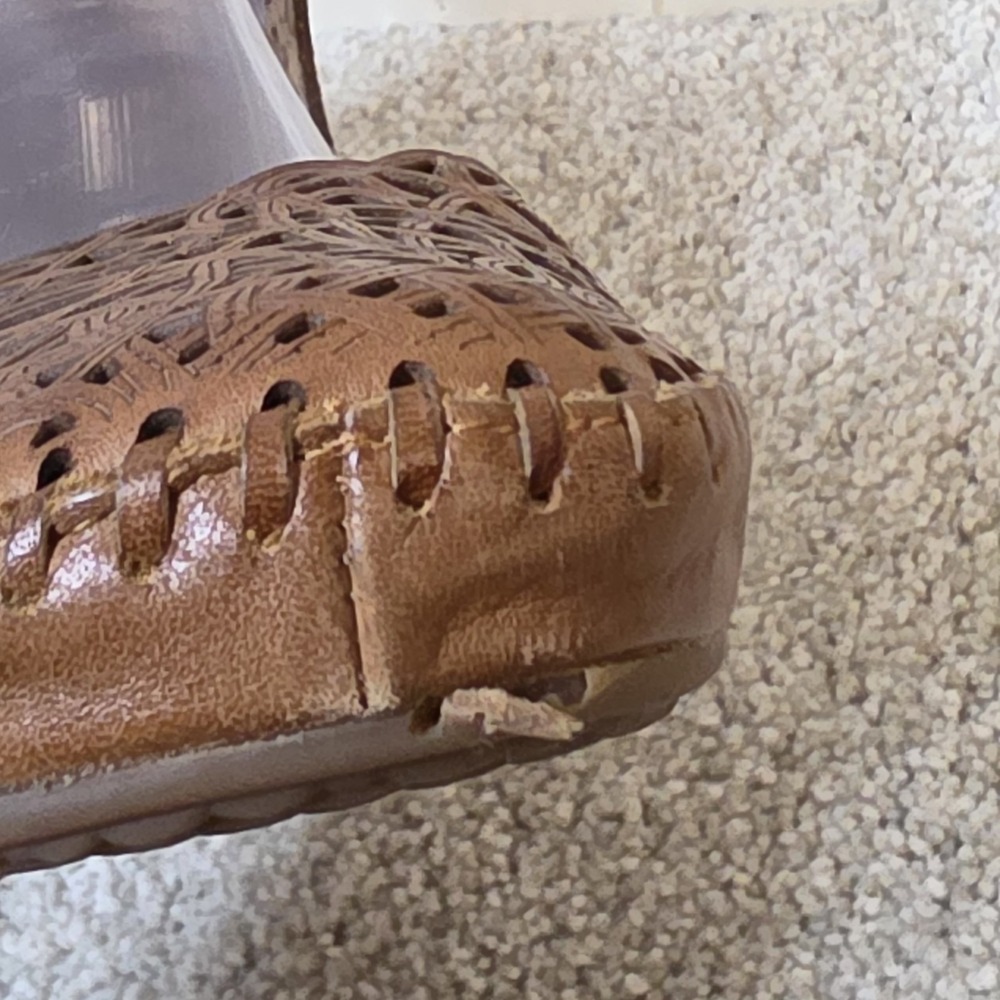 Pikolinos Mary Jane Puerto Vallarta Ankle Strap Leather Sandals Rustic Sz 8.5 - Picture 10 of 10